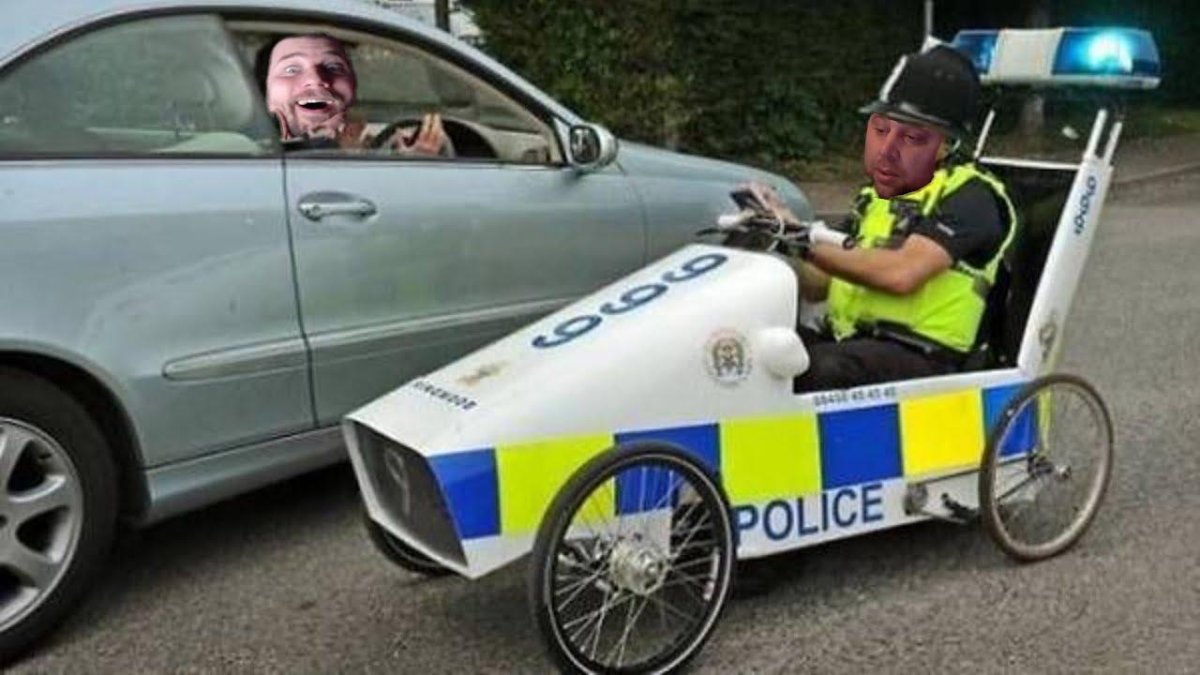 Смешные полицейские машины