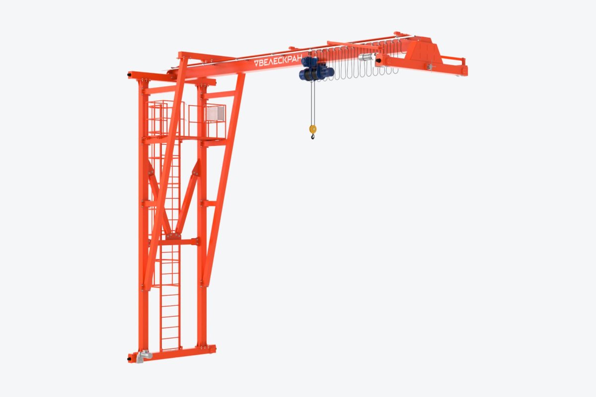 Полукозловой кран 5 тонн