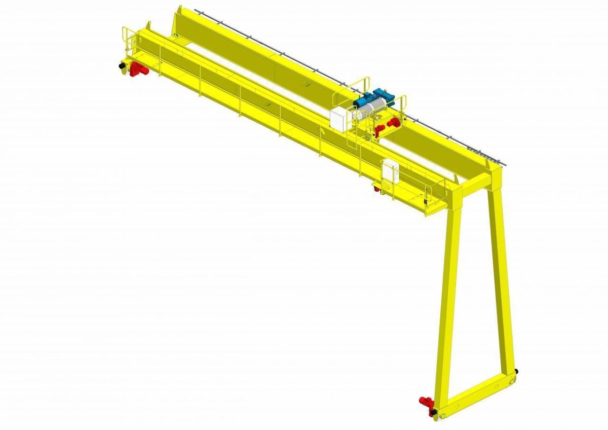 Кран мостовой полукозловой