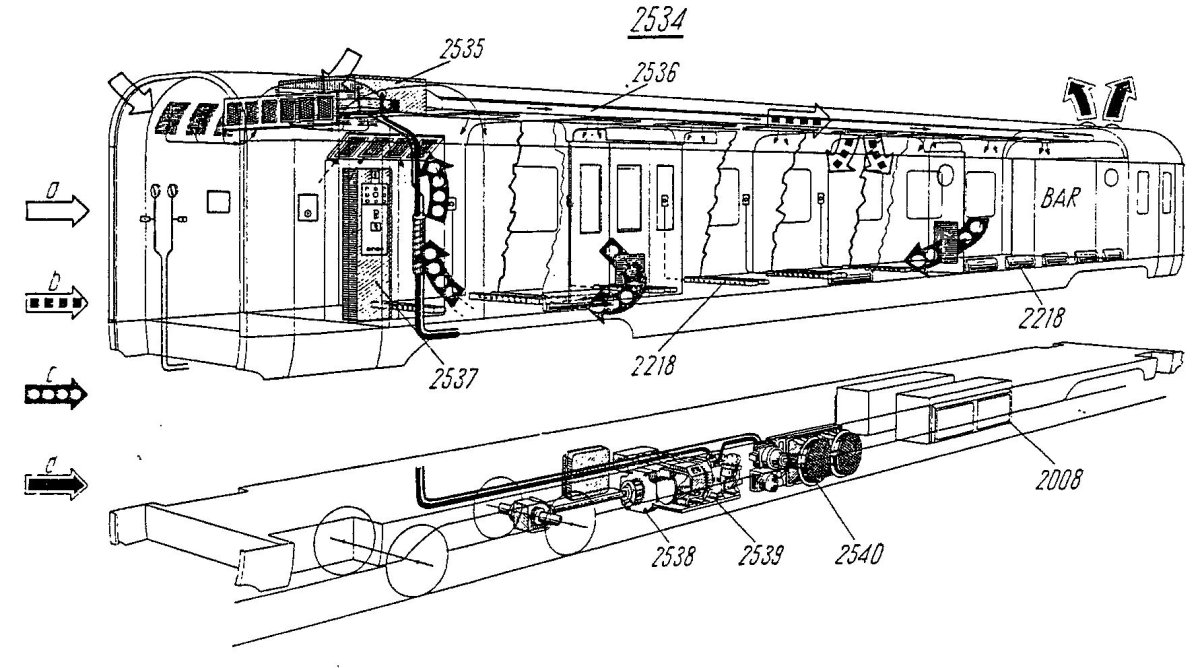 Кондиционер в вагоне