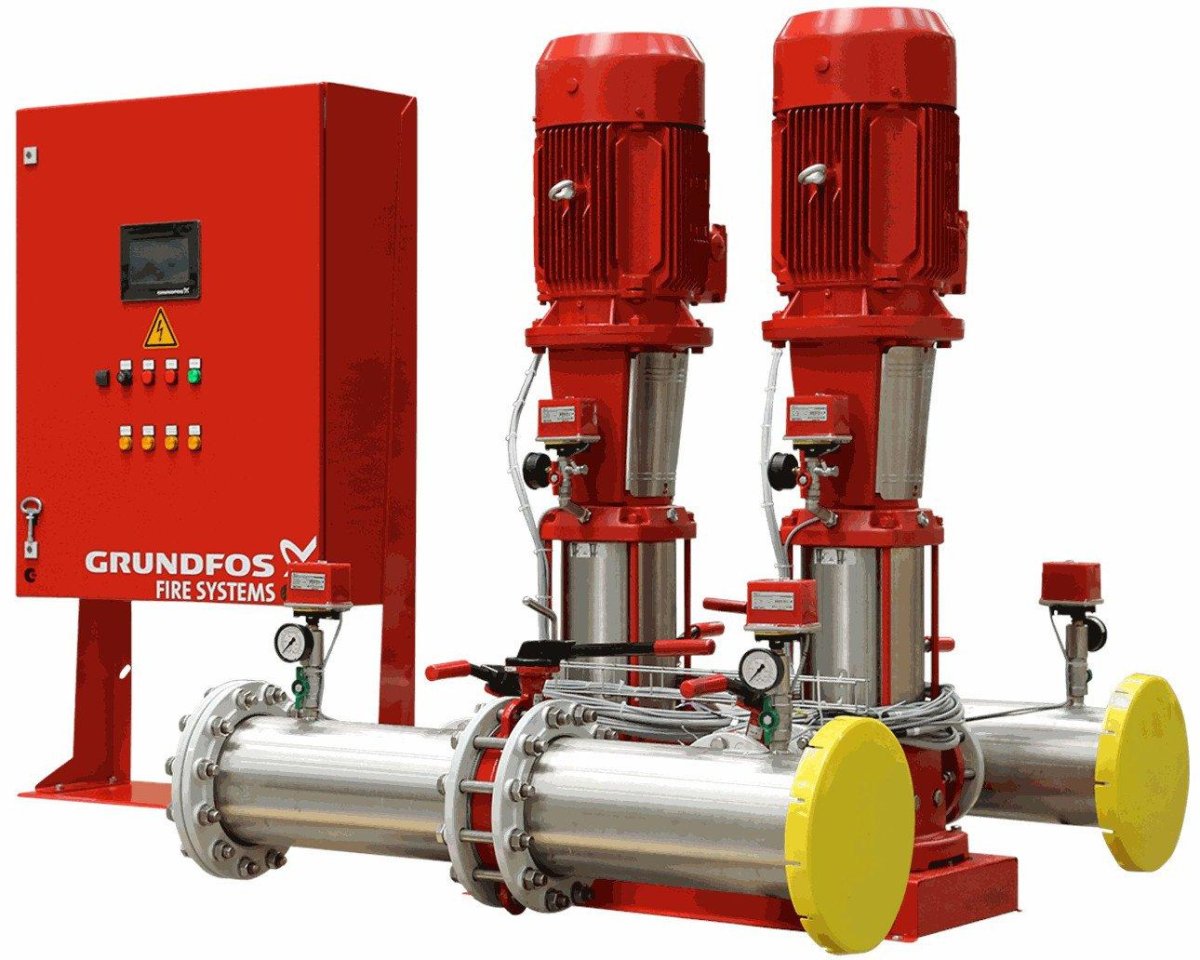 Насосная станция пожаротушения Грундфос