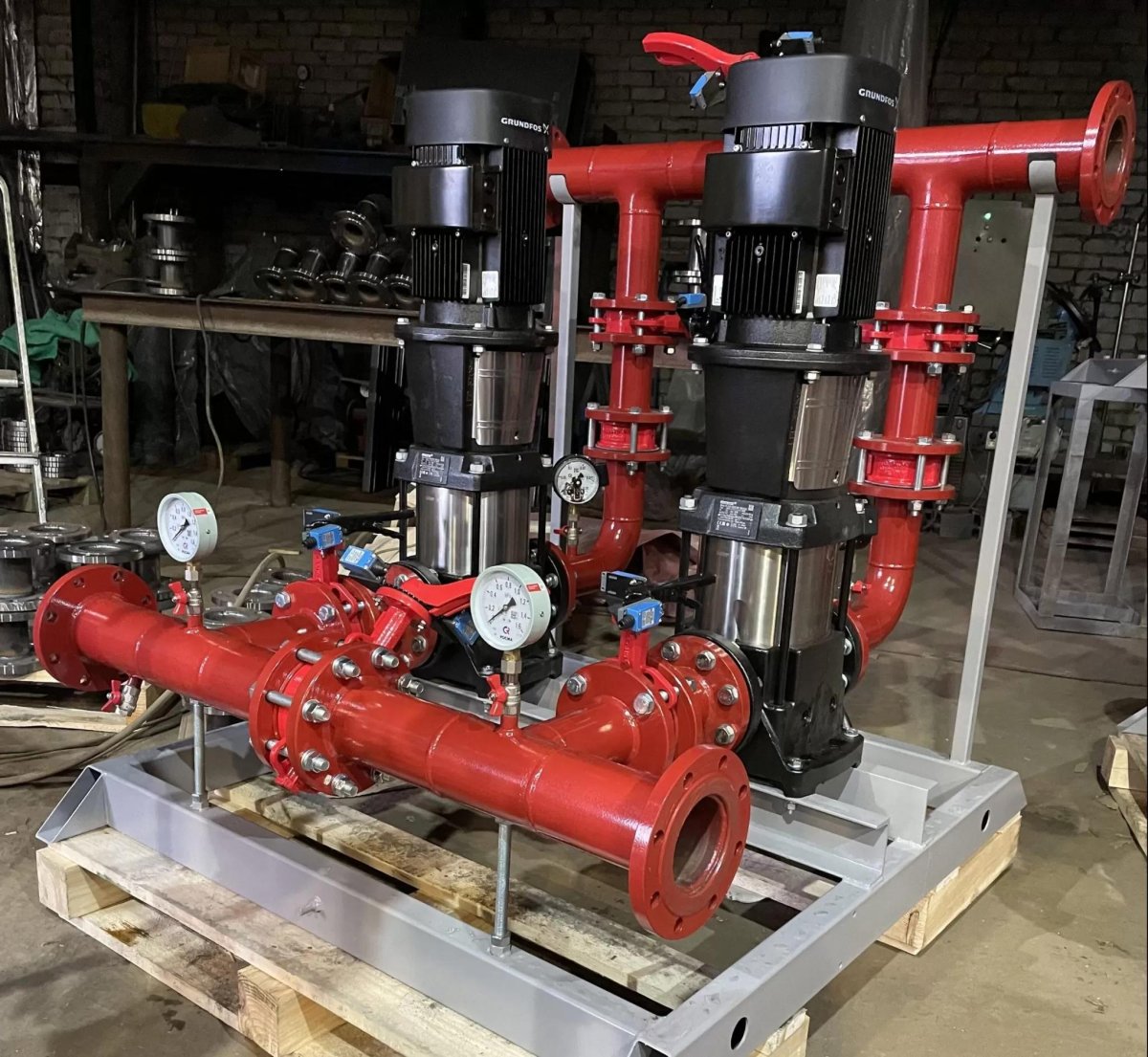 Насосная станция пожаротушения