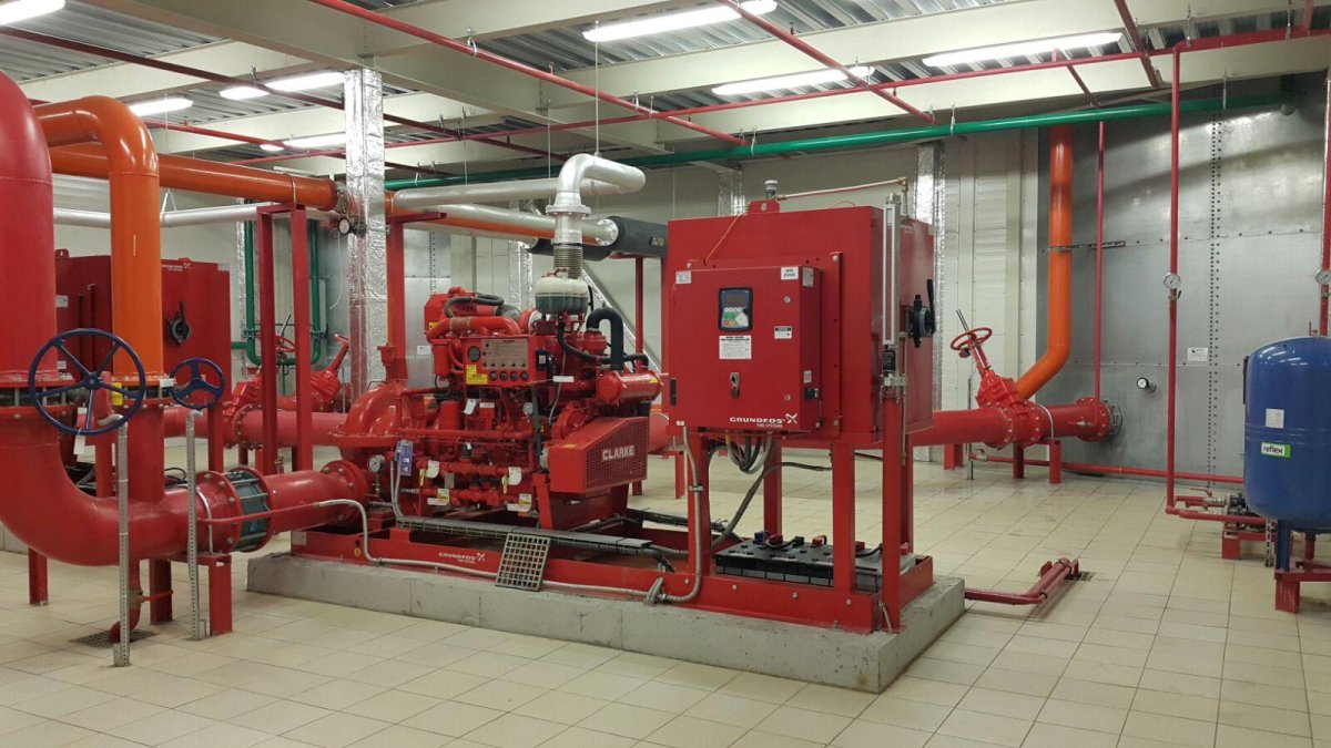 Насосная станция пожаротушения