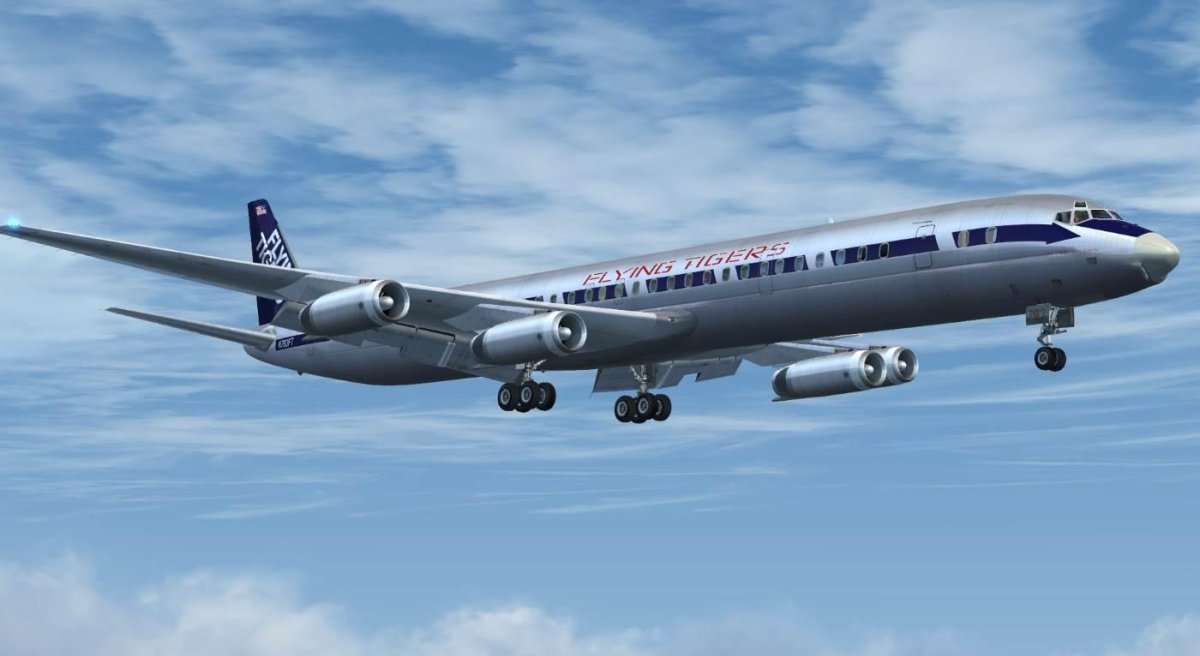 Douglas DC-8 поршневой самолёт