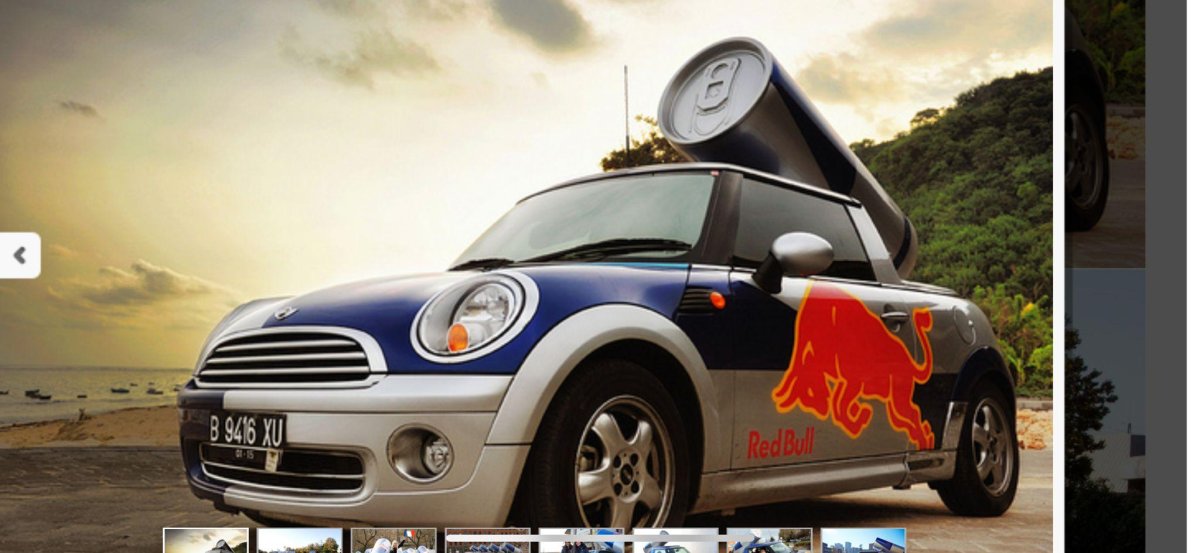 Мини Купер Red bull