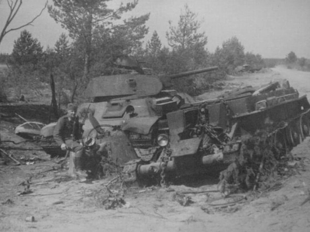 Подбитые танки РККА лето 1941