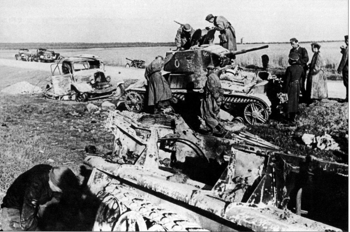 Подбитые танки ВОВ 1941-1945
