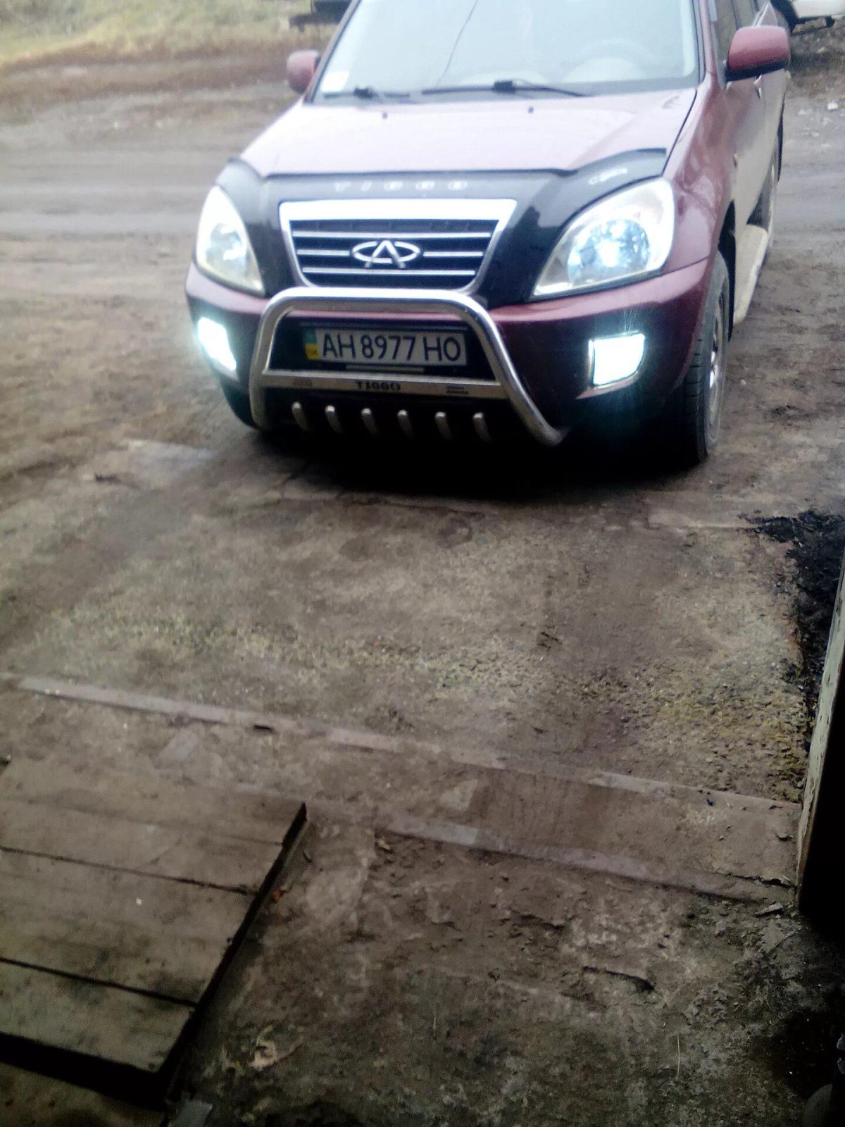 Противотуманные фары чери Тигго т11 светодиодные