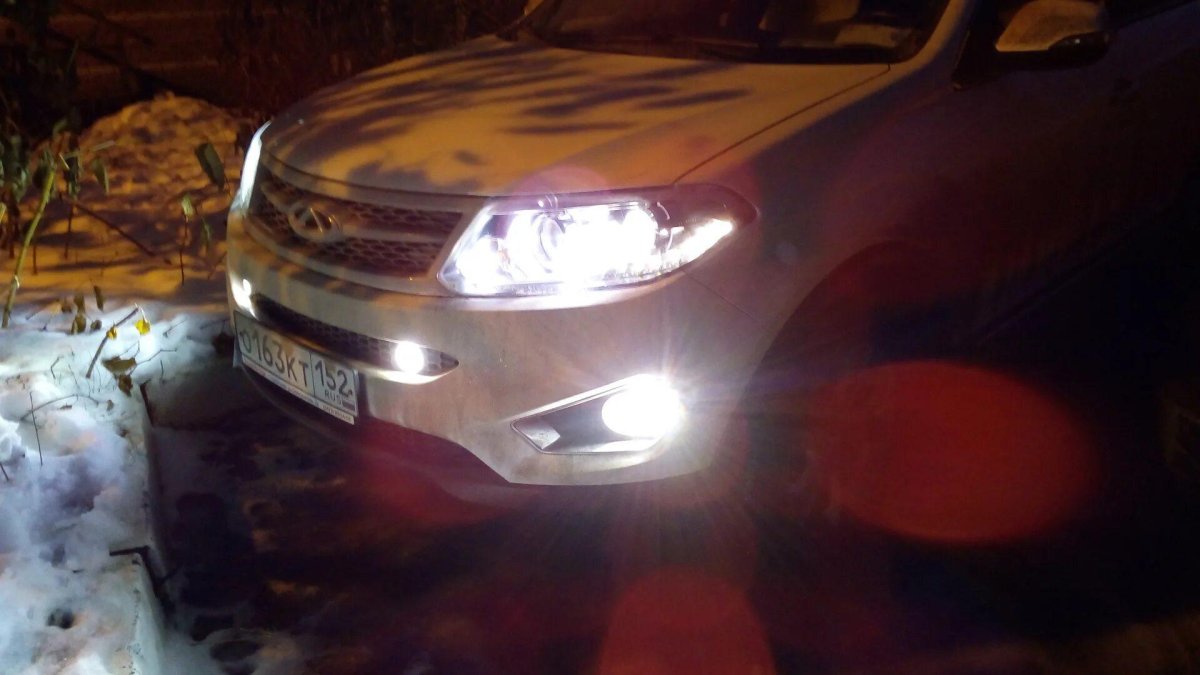 Светодиоды в ПТФ Тигго 5