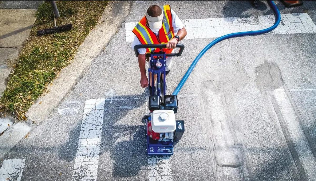 Демаркировка старой разметки