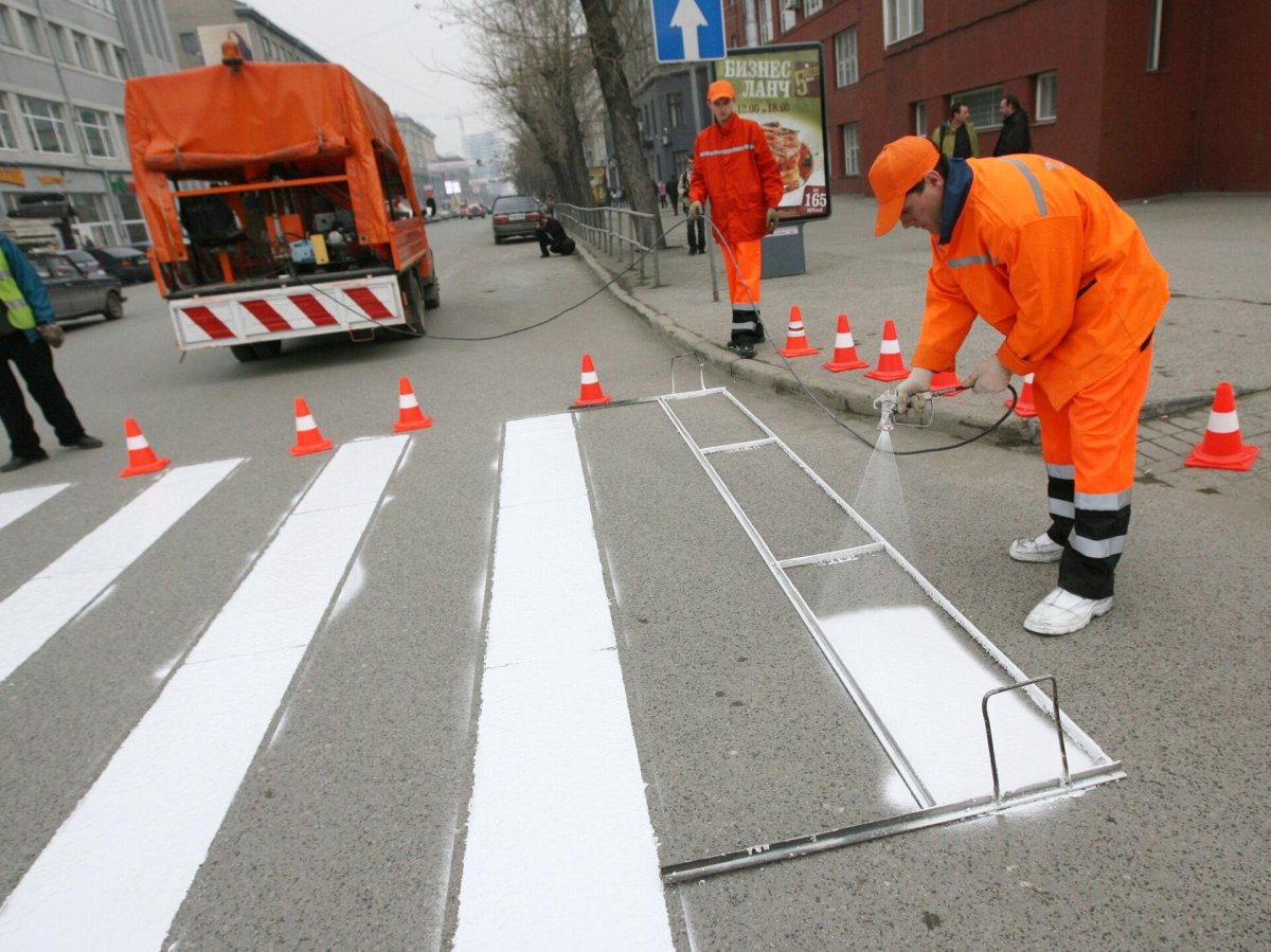 Краска для разметки дорог