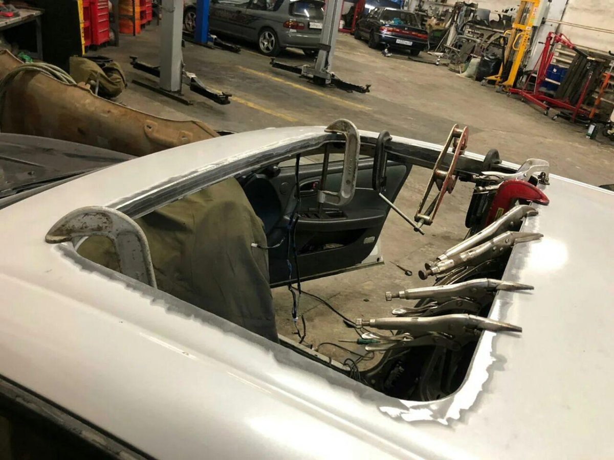 Расположения крепления люка Марк 2 90