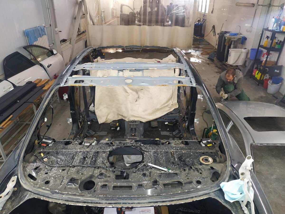 Замена крыши на солярисе