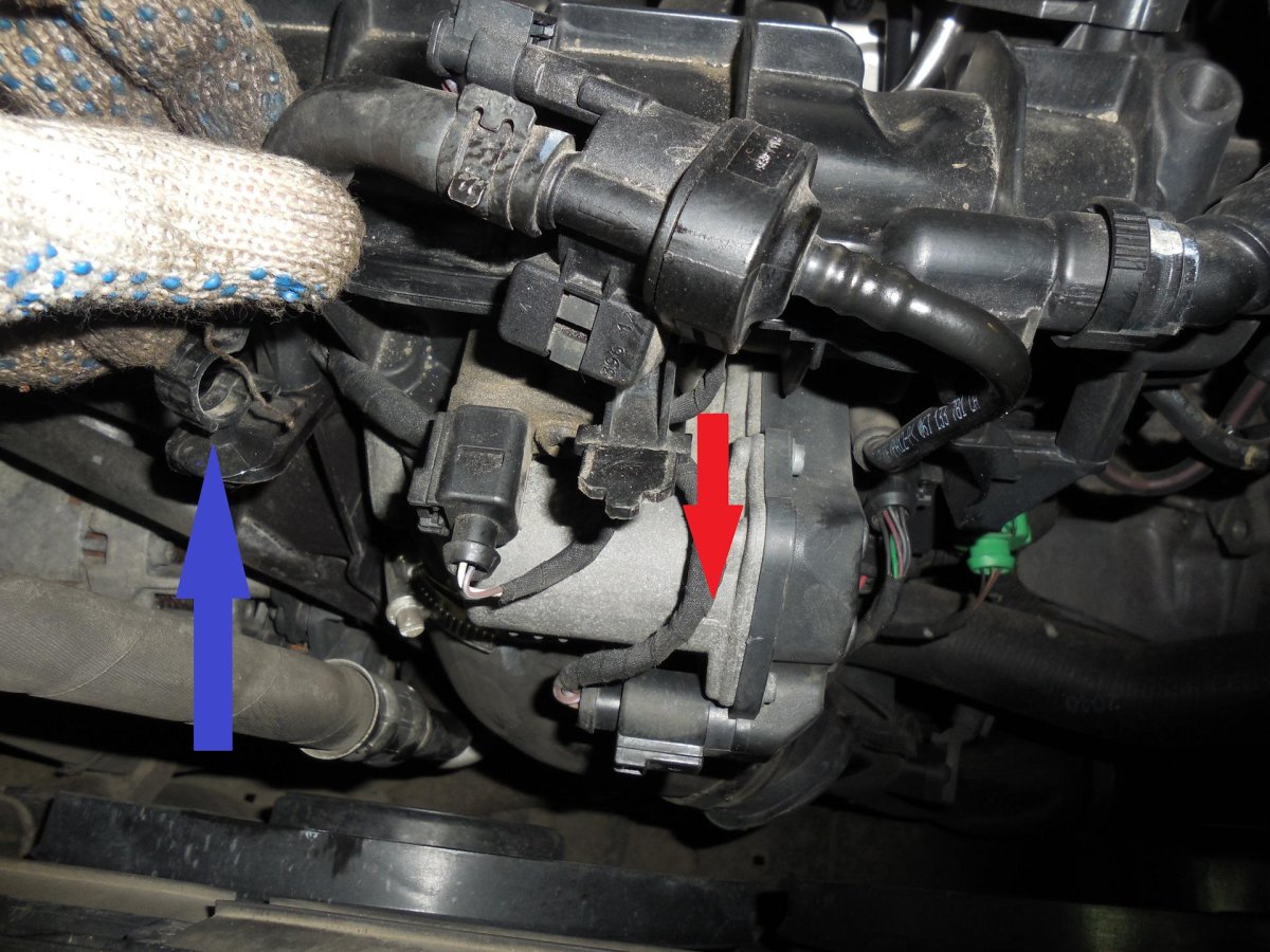 Клапан дроссельной заслонки Тигуан 1.4