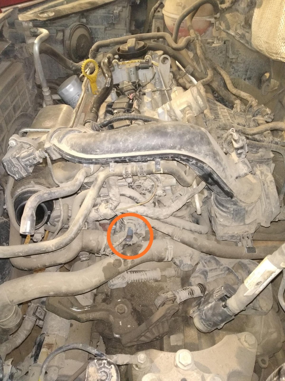 Tiguan 2.0 TSI датчик коленвала