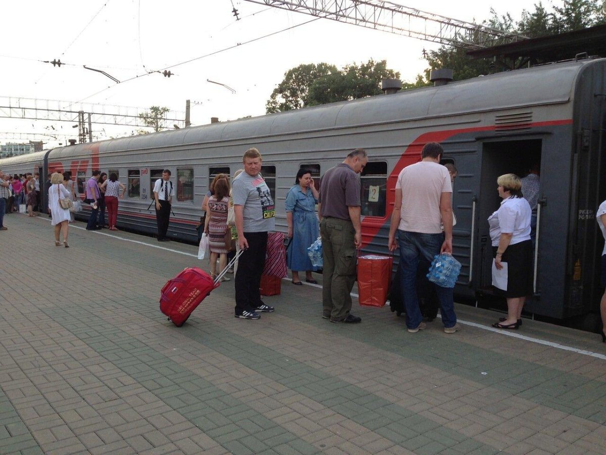 Поезд 152м Москва-Анапа