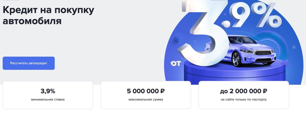 Газпромбанк автокредит