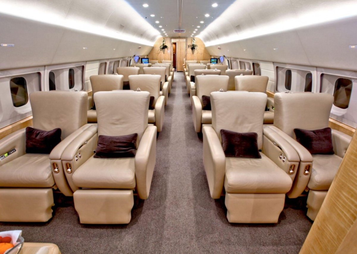 BBJ 737 Interior