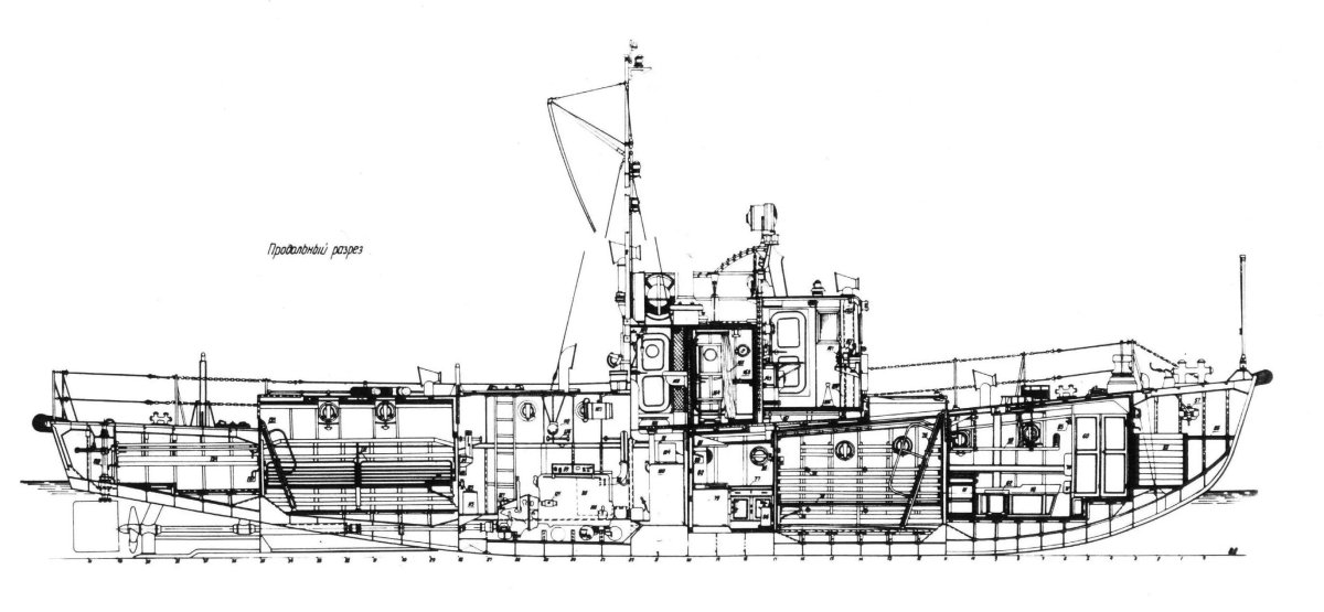 Проект 376 Ярославец чертежи