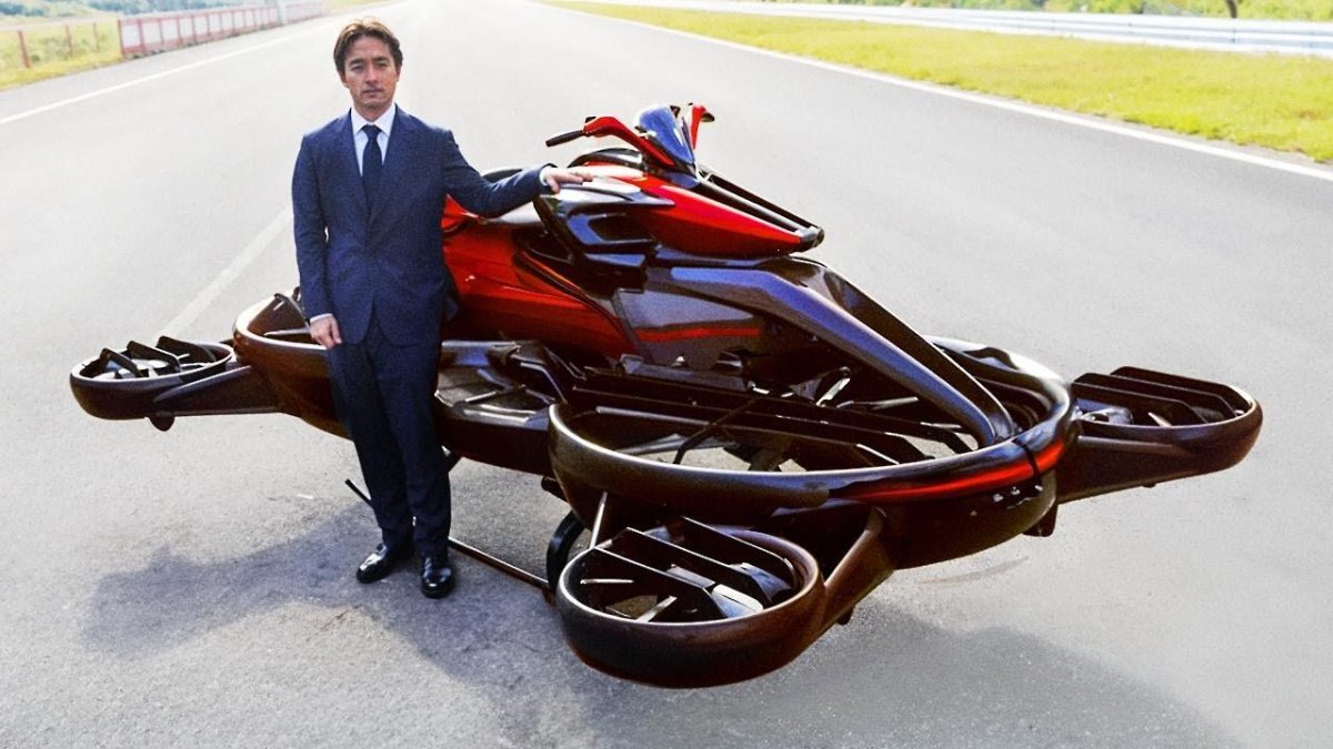 Летающий мотоцикл Ховербайк