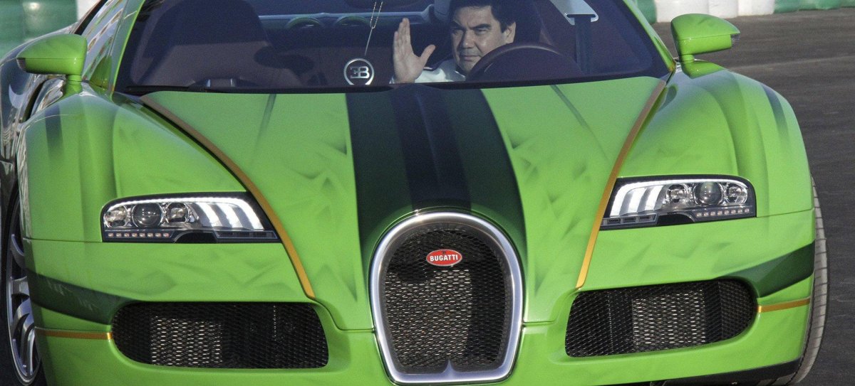 Бугатти Вейрон президента Туркменистана
