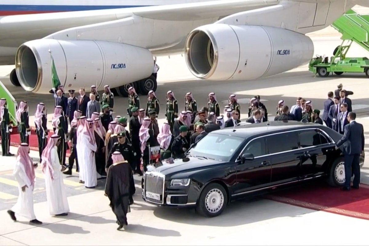Кортеж президента Саудовской Аравии