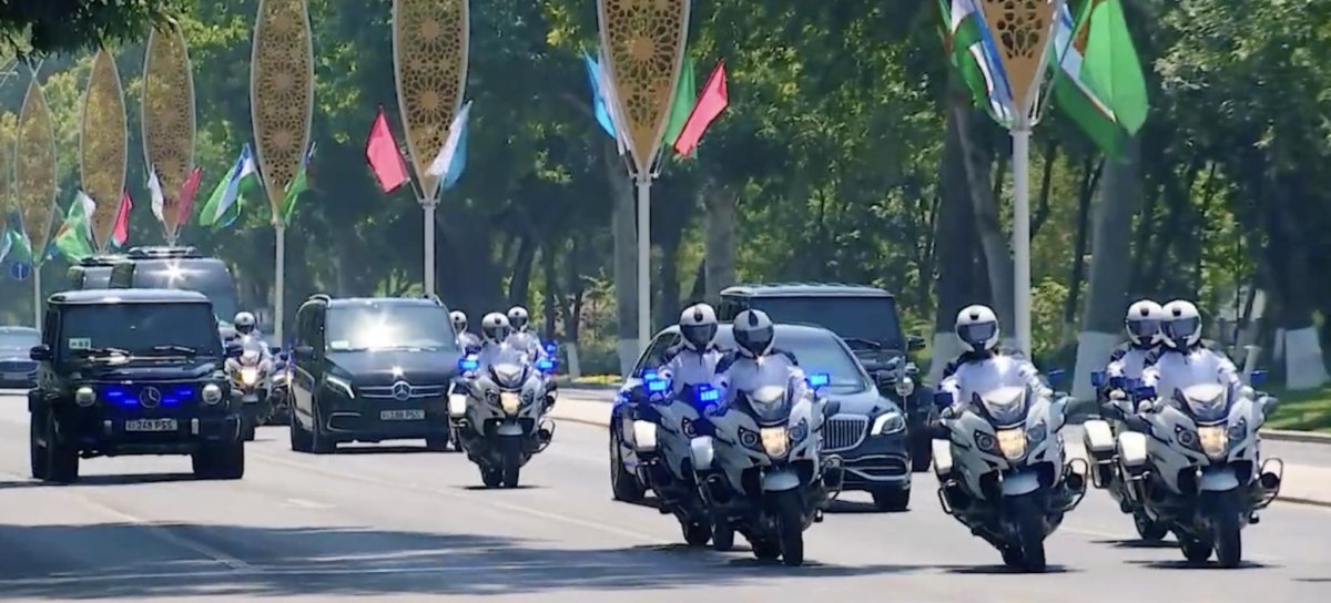 Кортеж президента Туркменистана