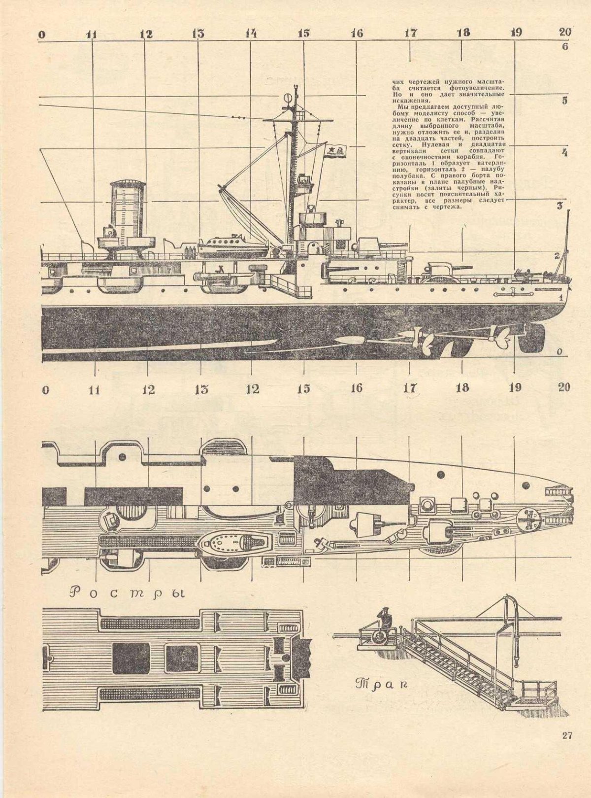 Крейсер Светлана 1913 чертежи