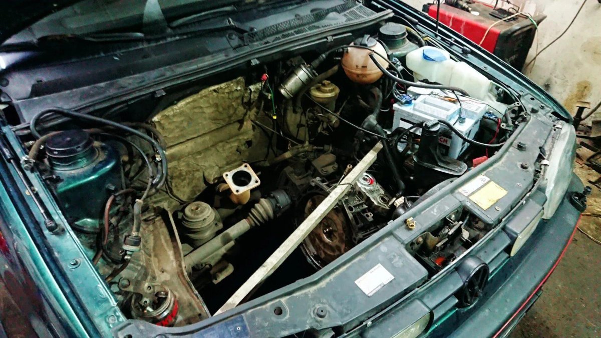 Гольф 2 двигатель снятый