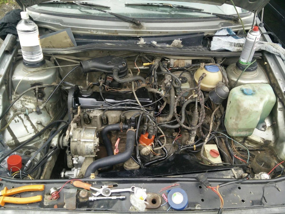 Система охлаждения VW Golf 2 1.6