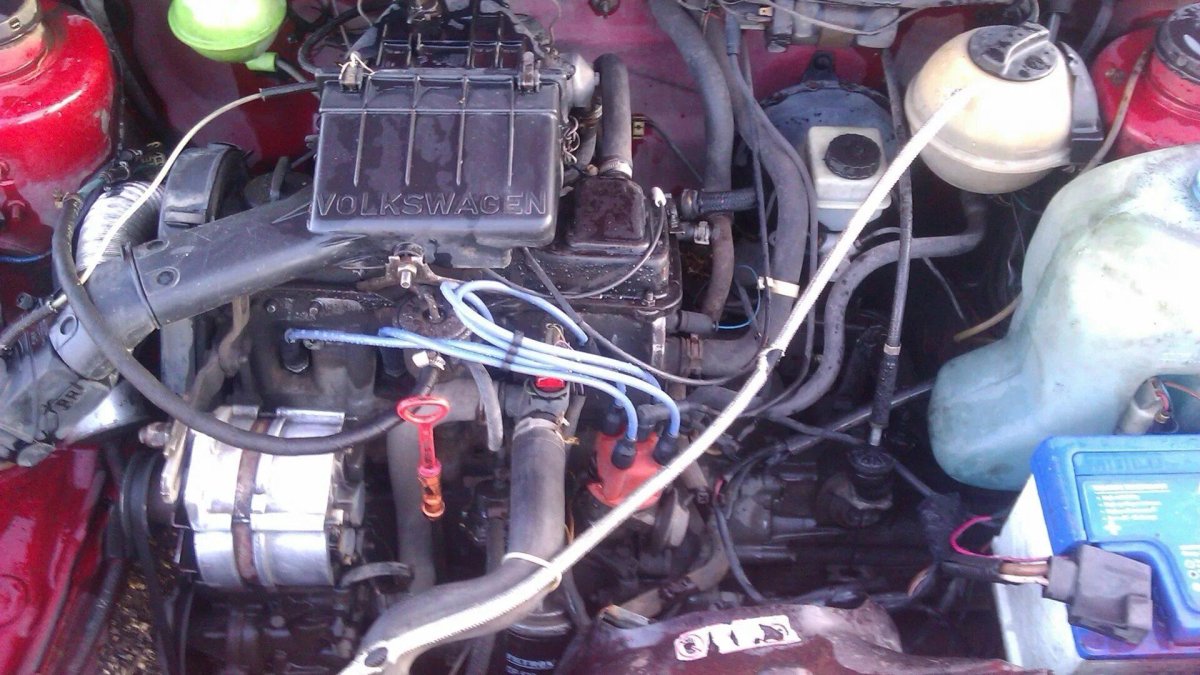 Мотор Фольксваген гольф 2 ez 1.6