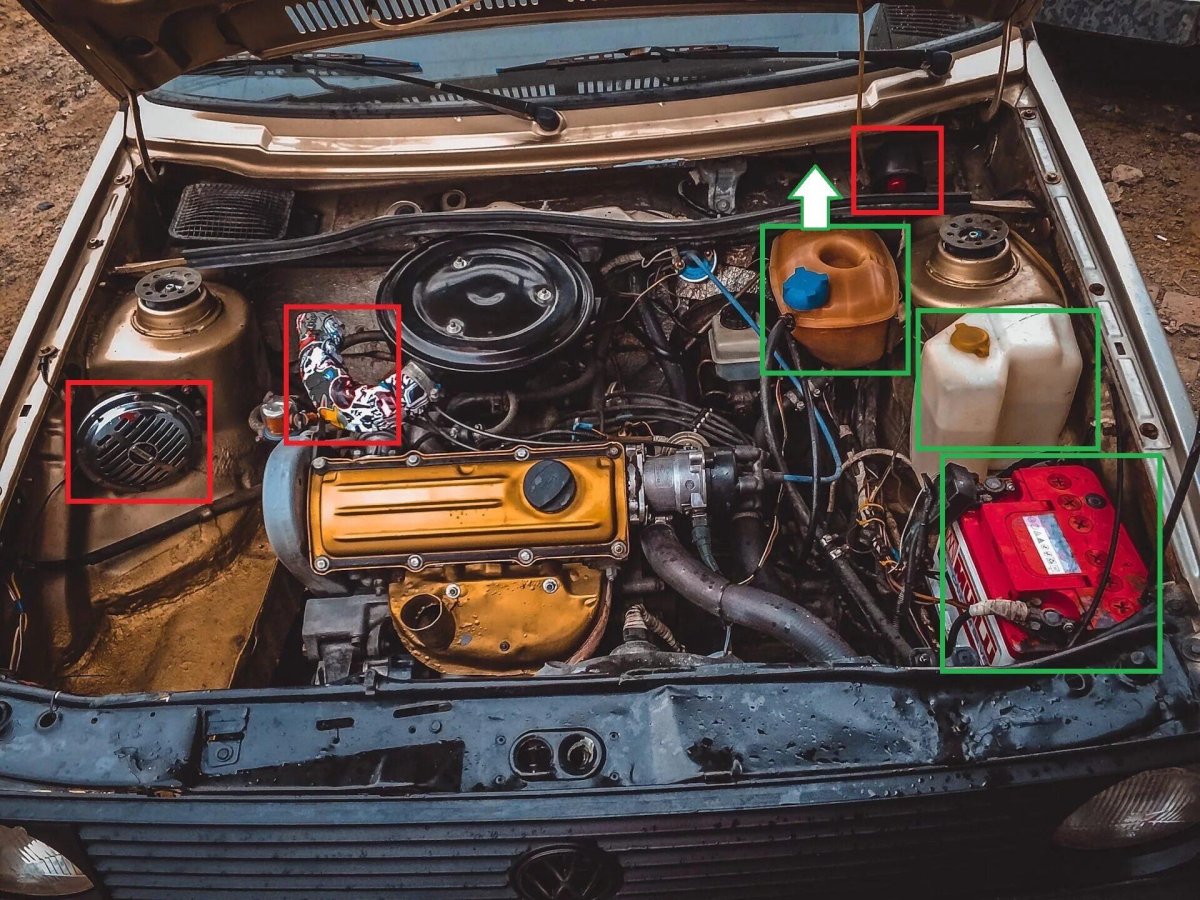 Фольксваген гольф 2 подкапотка