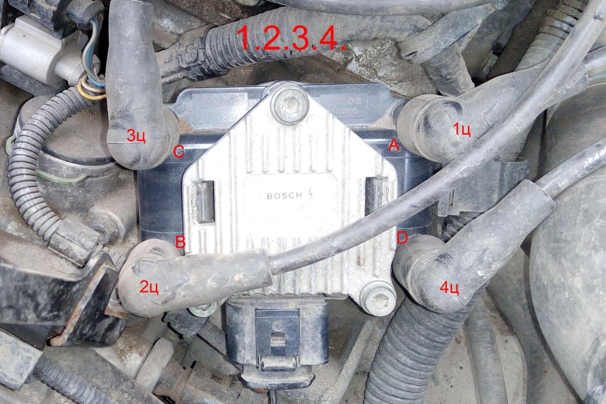 Катушка зажигания гольф 4 1.6