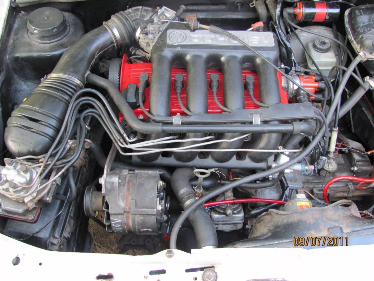 Двигатель VW Golf 2 GTI 16v