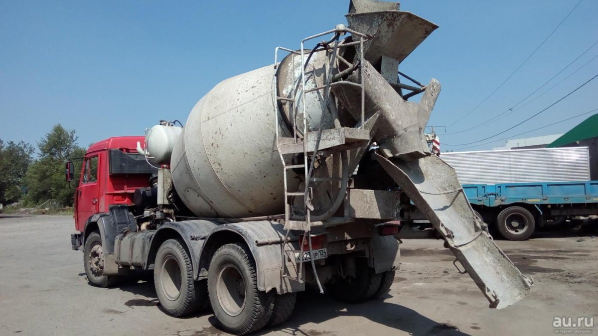 Бетононасос миксер 2 в 1 КАМАЗ