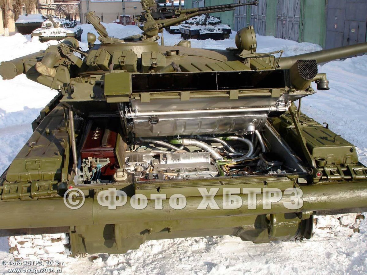 Т55 отсек МТО