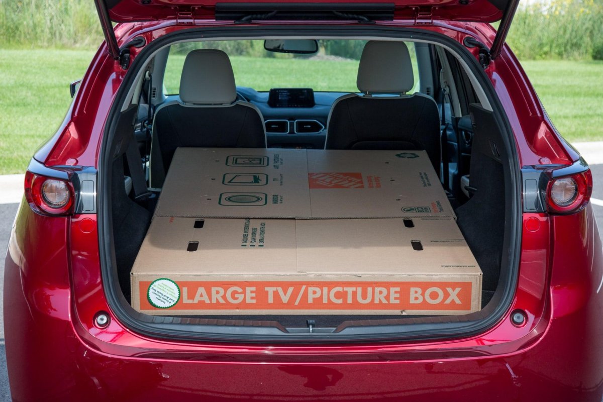 Габариты багажника Mazda CX-5