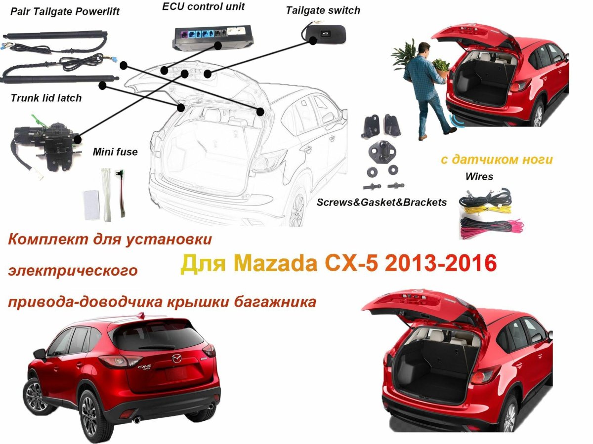Электропривод багажника Mazda CX-5