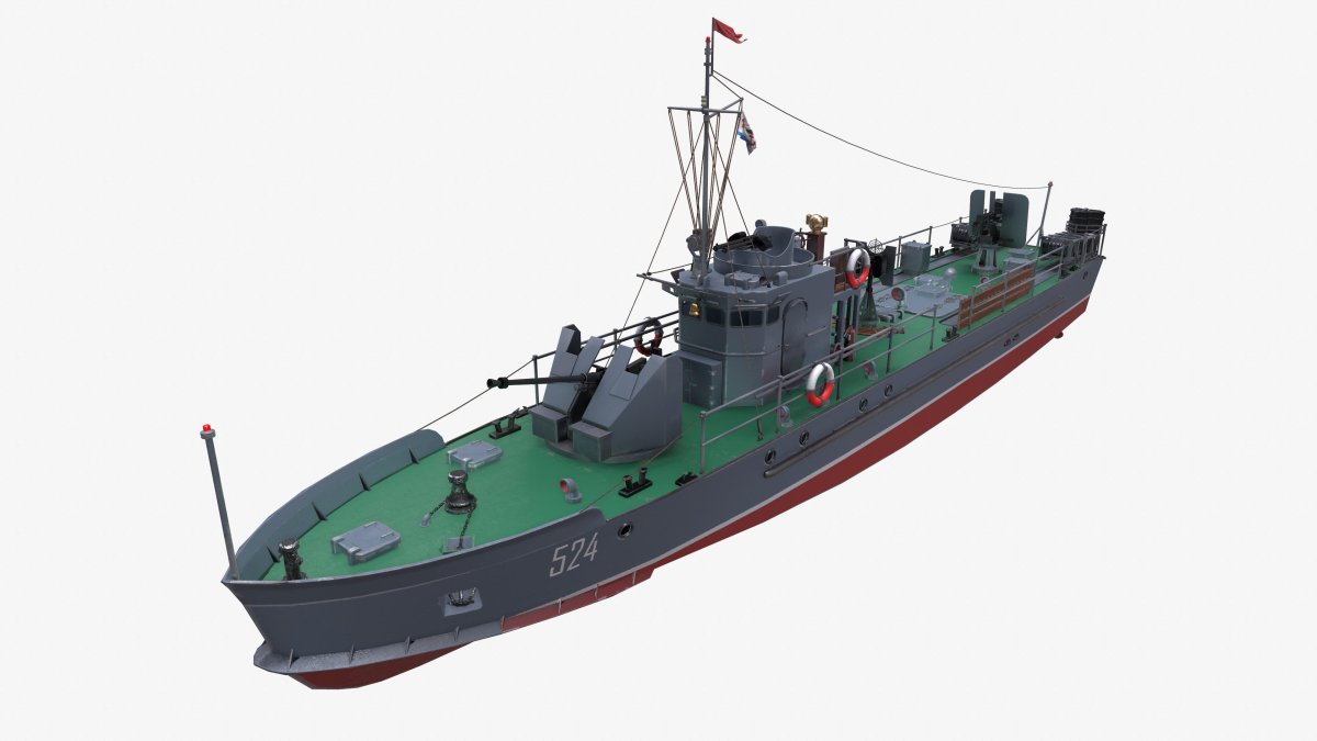 Речной бронекатер пр. 191м,