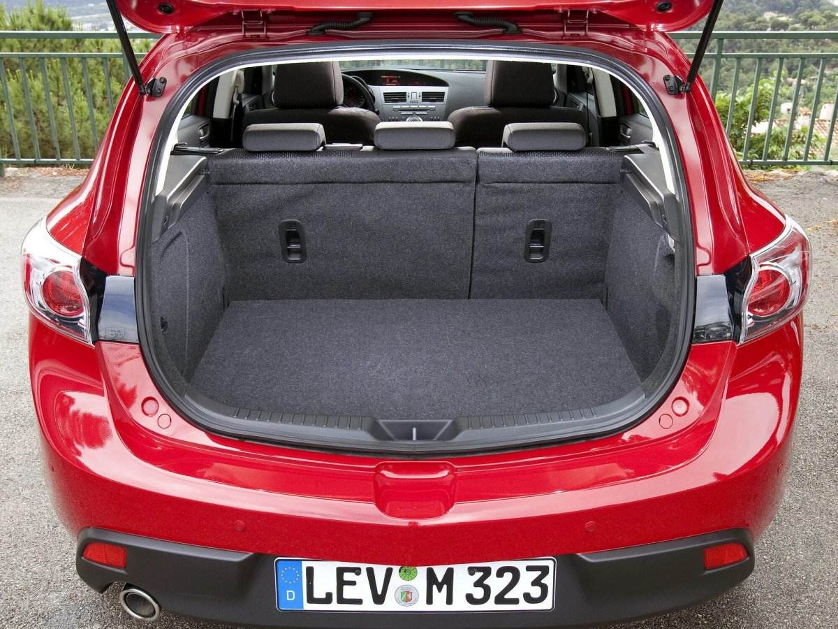 Мазда 3 хэтчбек 2008 багажник