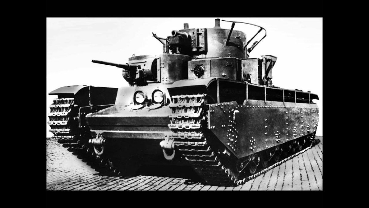 Пятибашенный танк т-35