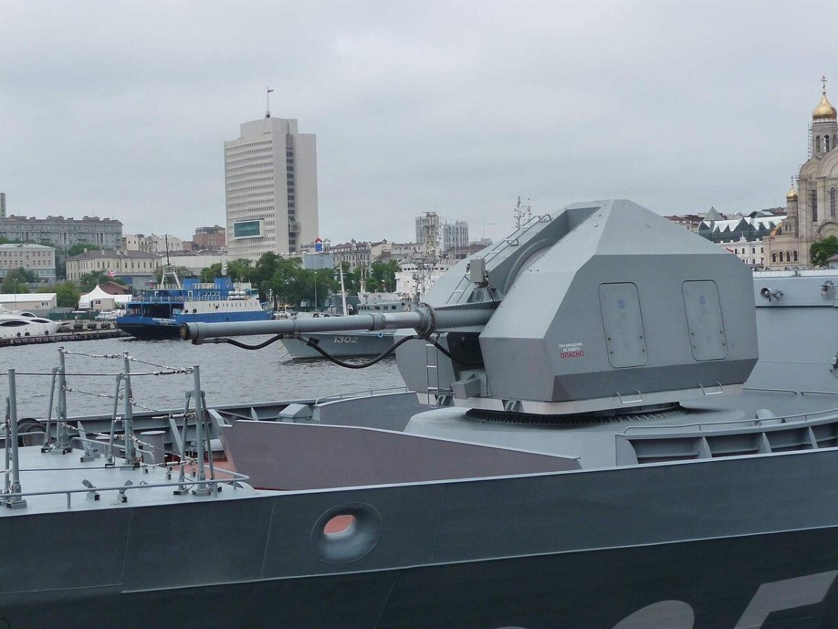 100-Мм Корабельная артустановка а-190