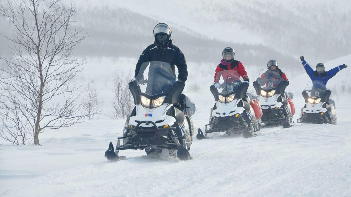 Хибины снегоходы