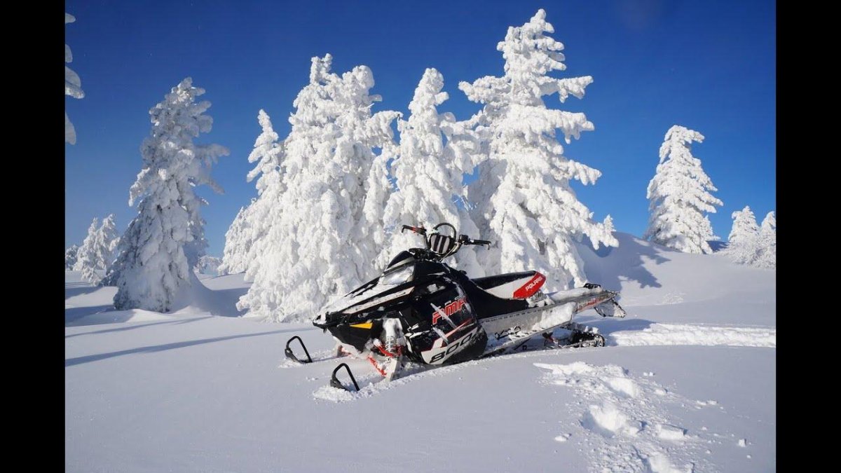 Снегоход зима