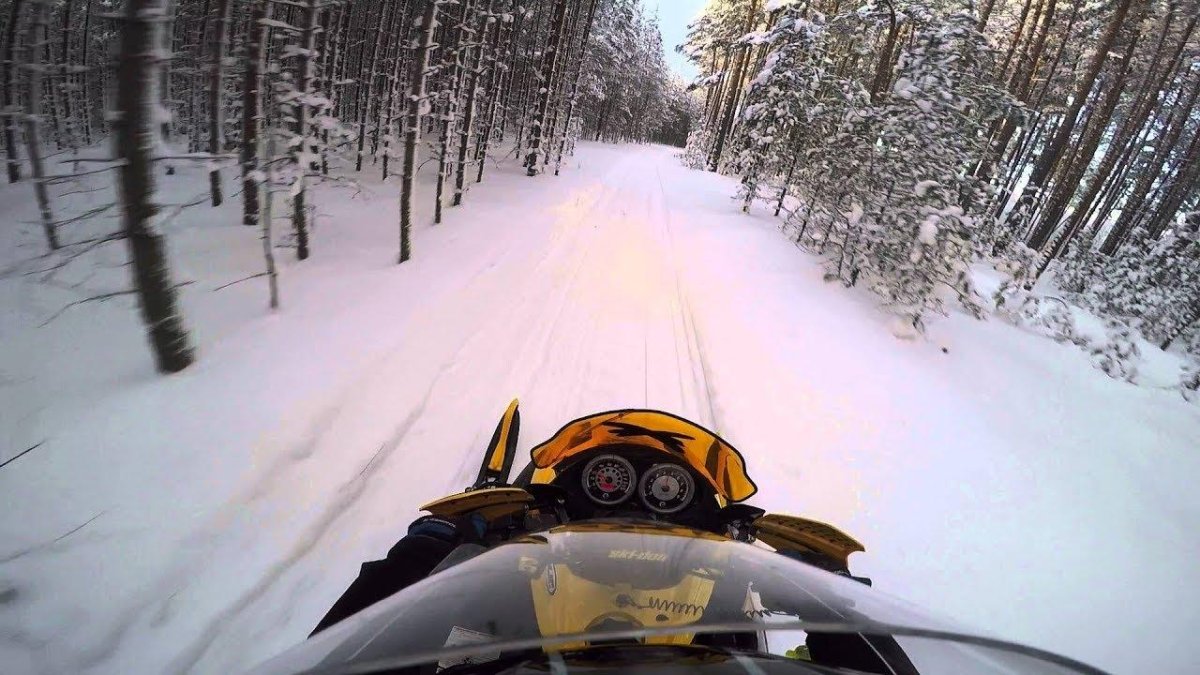 Покатушки на снегоходах