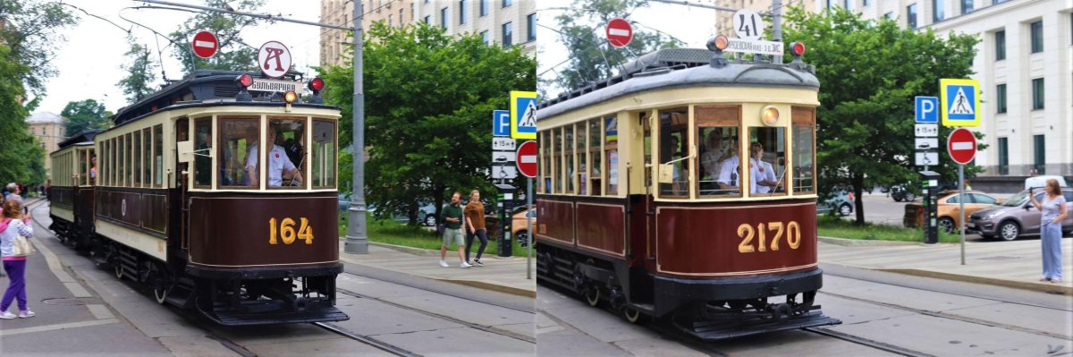 Парад ретро автобусов в Москве