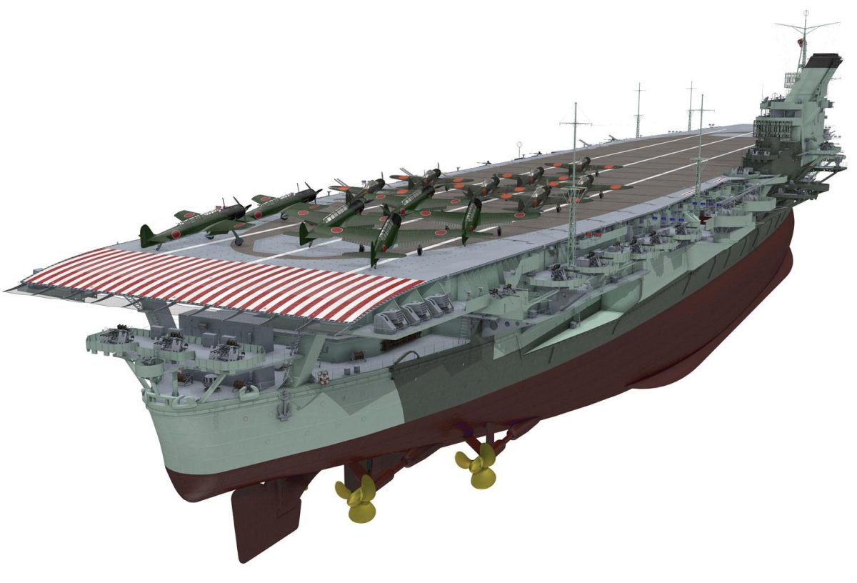 Японский авианосец Синано