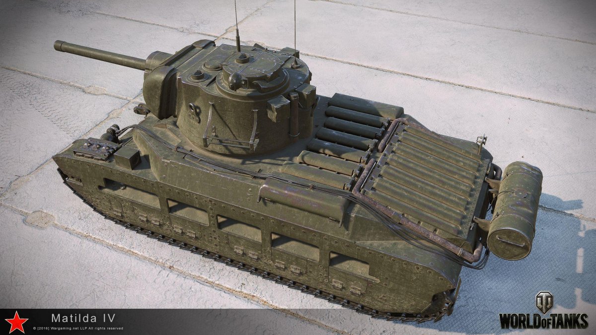 Танк Матильда с 76мм пушкой