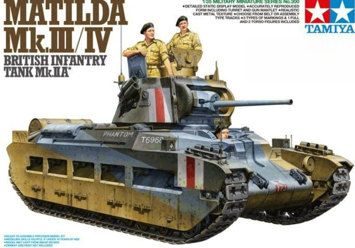 35300 Tamiya британский танк Matilda MKIII/IV (1:35)