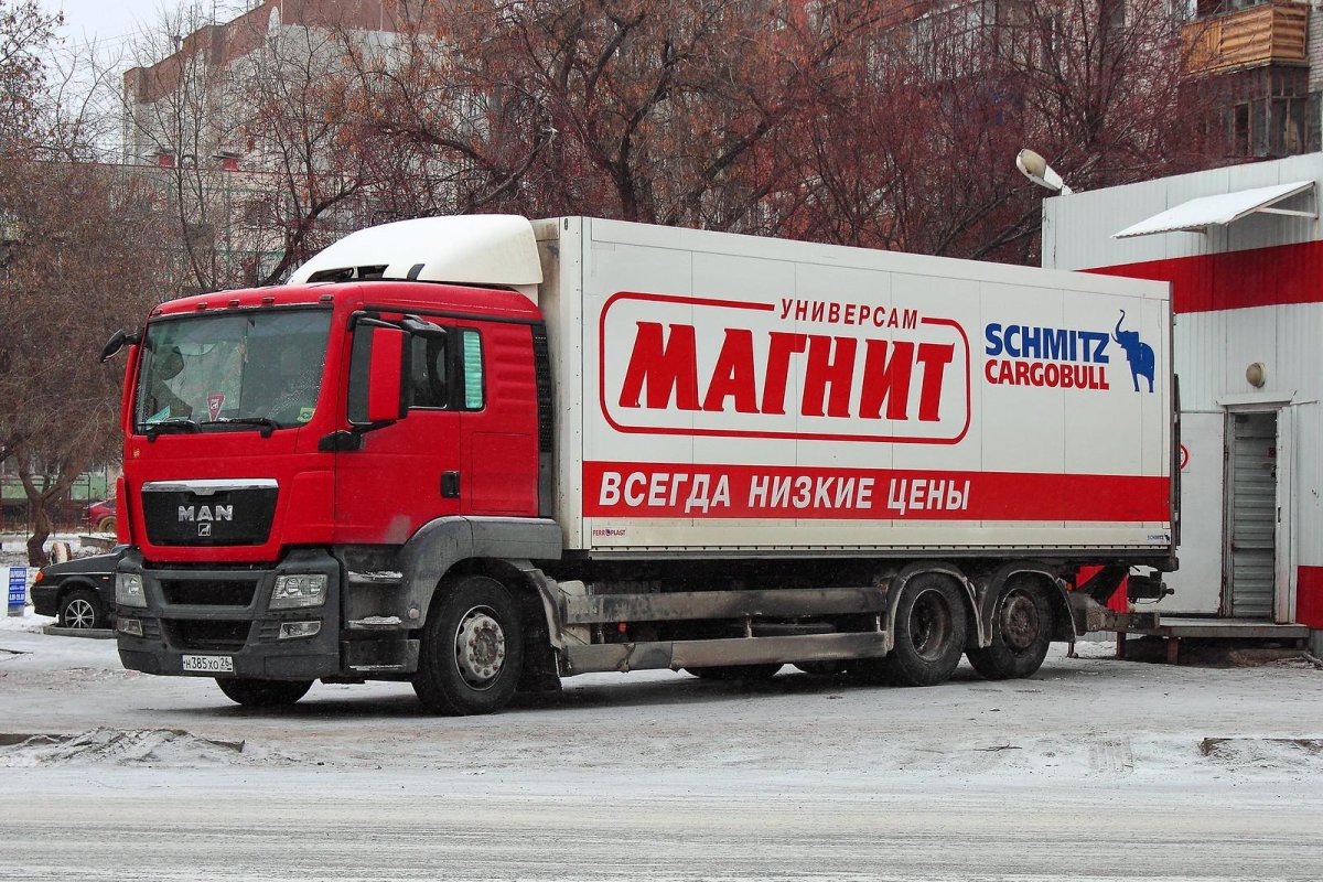 Грузовик ман ТГС 28 магнит